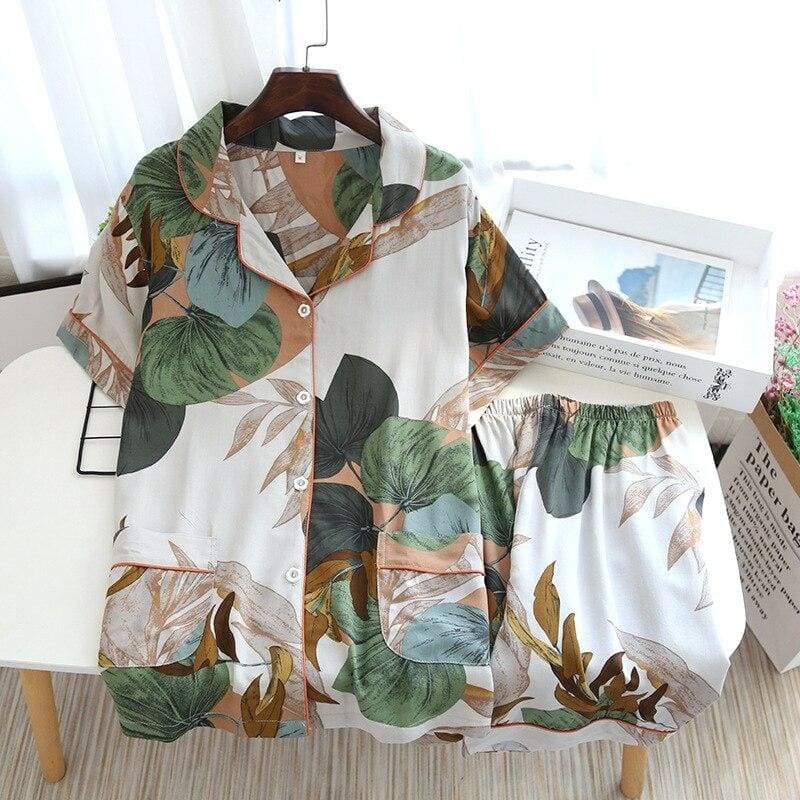100% Cotton Women Long-Sleeved Trousers Ladies Pajamas - MinoExpress