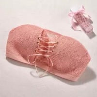 Strapless Gathered Non-Slip Bra