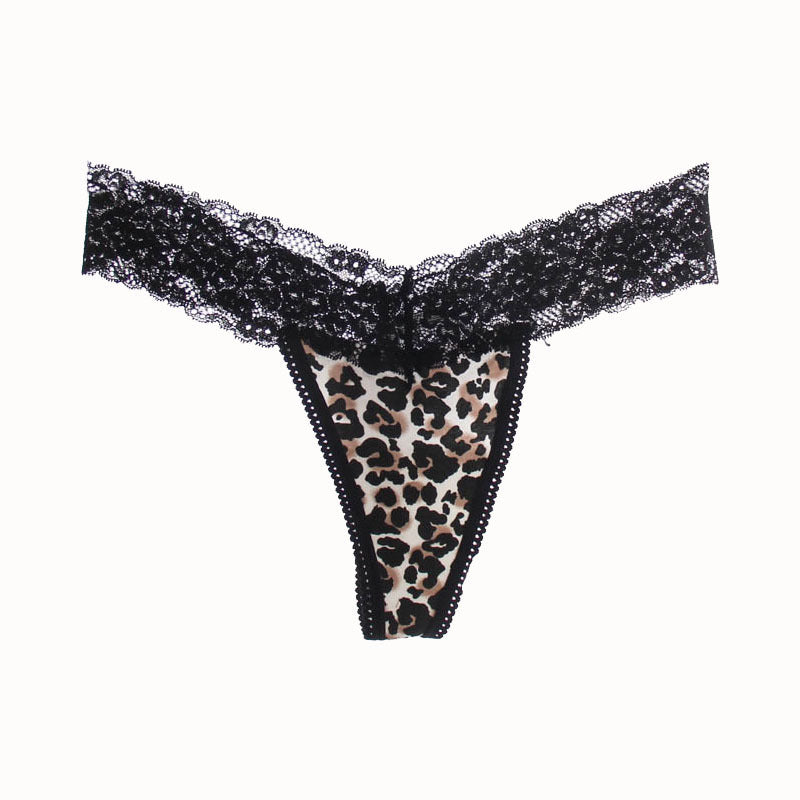 Thong Women Lace Striped Panties Women'S