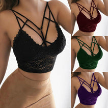 Women'S Lace Sexy Sling Bra Tied Sling Sexy Lingerie