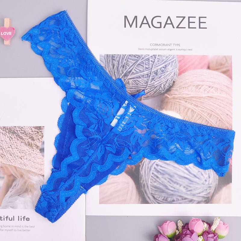 Adjusted Cozy Lace Briefs G Thongs Underwear Lingerie For Women