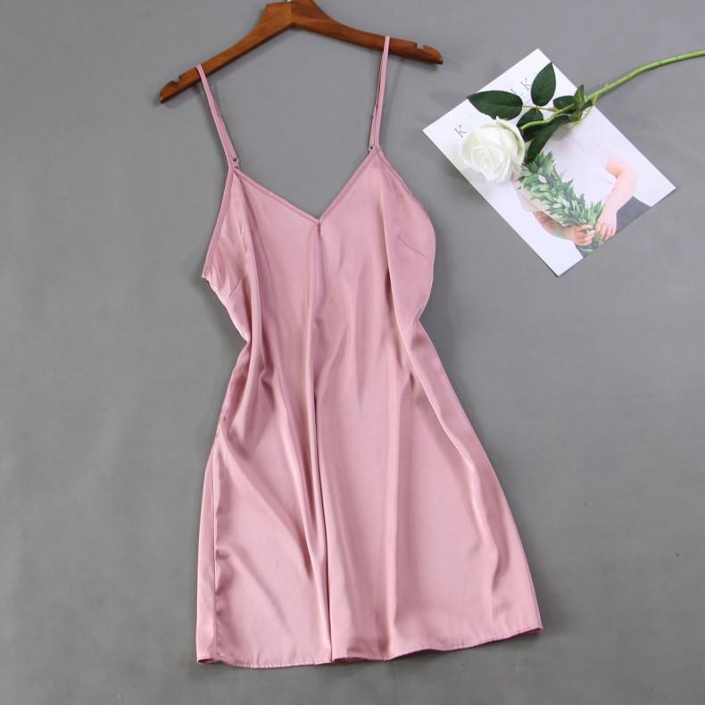 Women Satin Lace Sleepwear 2 PCS Nightgown Sexy Robe Set Bridesmaid Intimate - MinoExpress