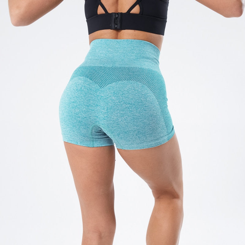Women Push Up High Waist Fitness Short Slim Workout