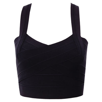 Women Backless Camis Sexy Tank Top Crop Bandage