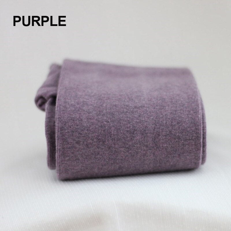 Warm Pantyhose Tights High Elastic Waist Thick Stockings Tights Female Striped Pantyhose 16 Solid Color Autumn Winter Tights