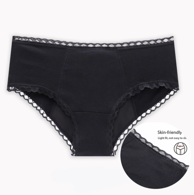 Leak Proof Menstrual Panties Heavy Absorbency Four-Layer Leakproof Women Period Underswear