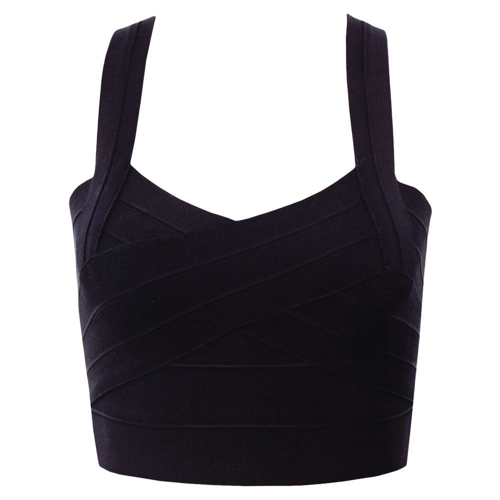 Women Backless Camis Sexy Tank Top Crop Bandage