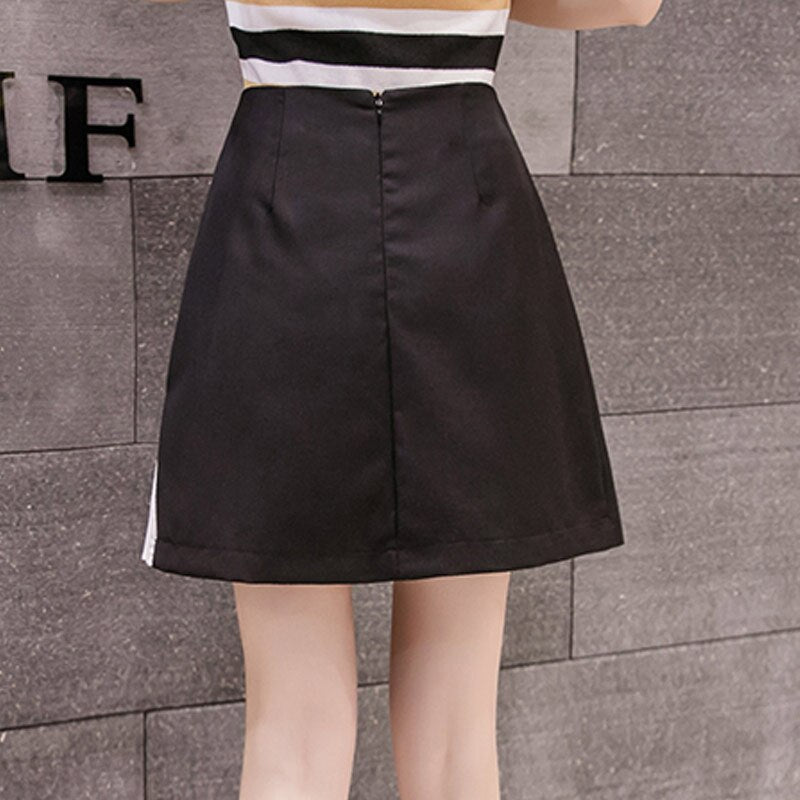 Women High Waisted Short Skirt Casual Short Mini Skirts Plus Size