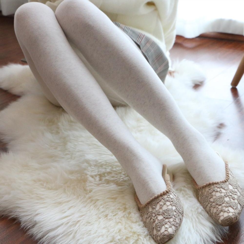 Warm Pantyhose Tights High Elastic Waist Thick Stockings Tights Female Striped Pantyhose 16 Solid Color Autumn Winter Tights