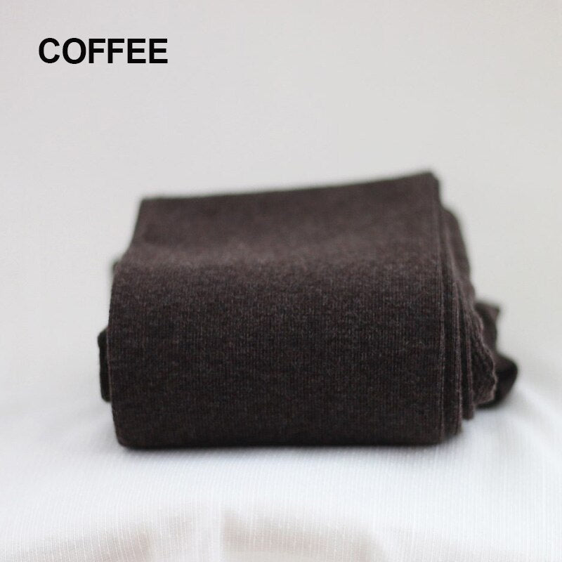 Warm Pantyhose Tights High Elastic Waist Thick Stockings Tights Female Striped Pantyhose 16 Solid Color Autumn Winter Tights