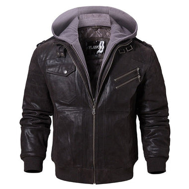 Men Warm Genuine Leather Jackets